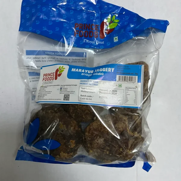 PRINCE FOODS MARAYUR JAGGERY 1KG