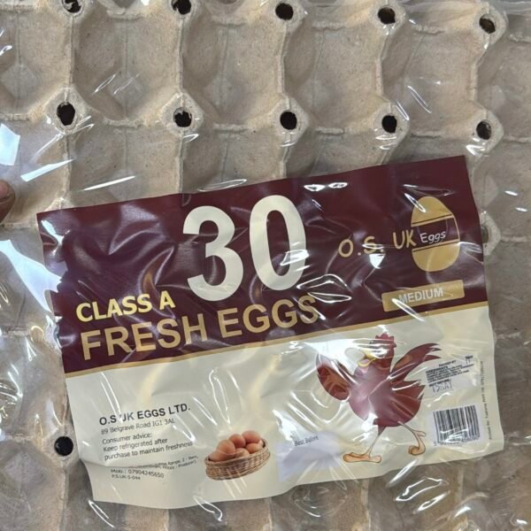30 Fresh Eggs – Class A (Medium)