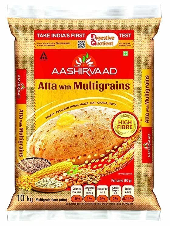 Aashirvaad-Multigrain-Atta-10-Kg.jpg AASHIRVAAD Multigrain Atta (10 kg) - Image 1