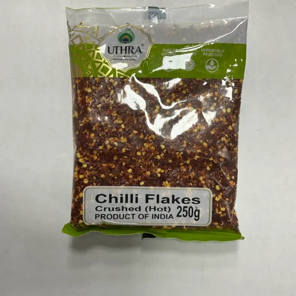 UTHRA CHILLI FLAKES CRUSHED(HOT) 250G
