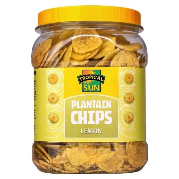 TROPICAL Sun Plantain Chips Lemon 450G