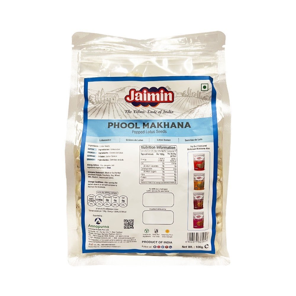 Img_1501.Jpeg JAIMIN Pool Makhana 100G - Image 1