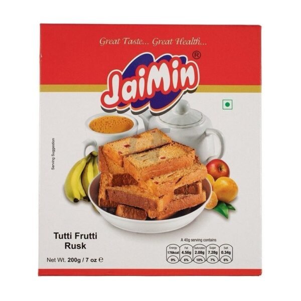 JAIMIN Tutty Fruity Rusk 200G