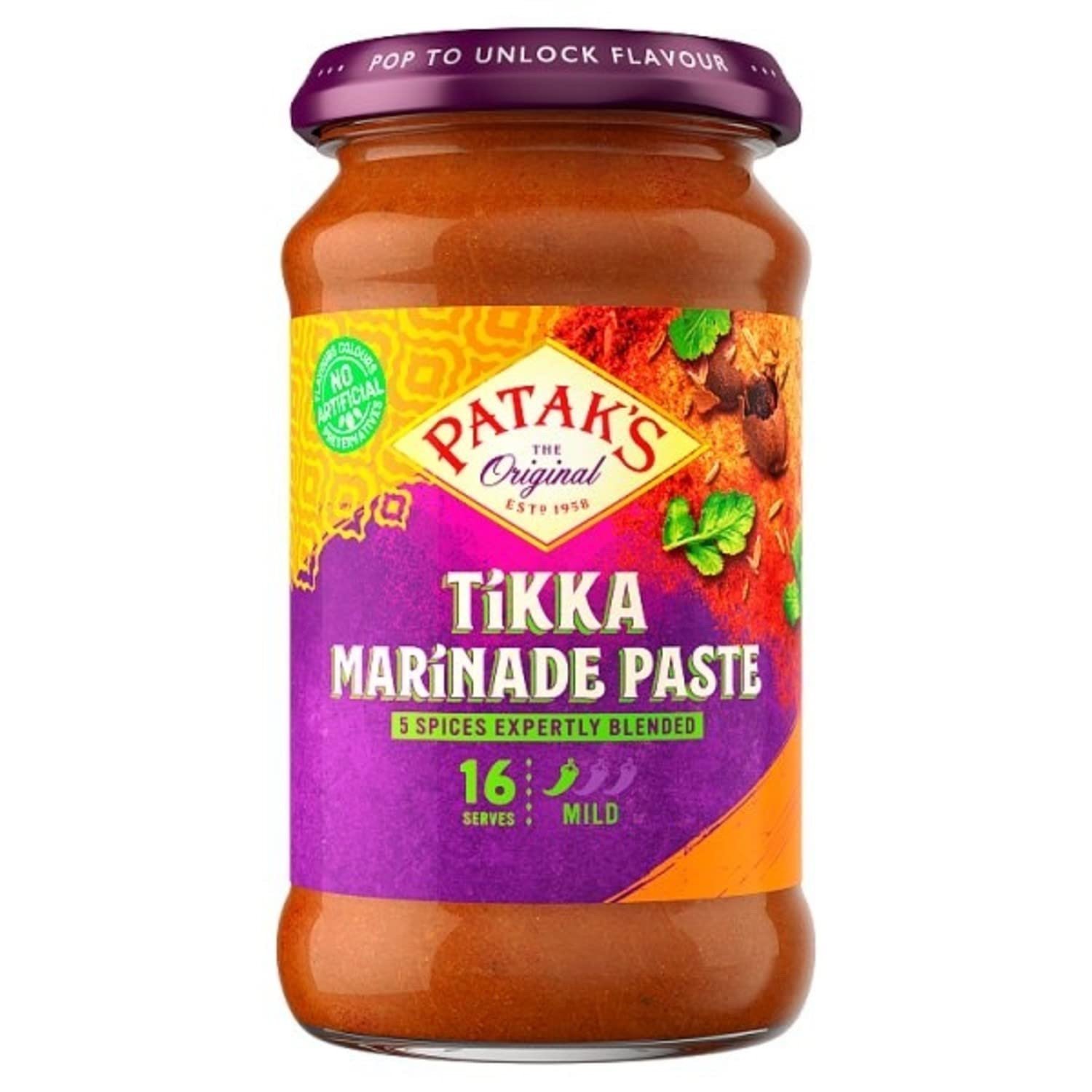 Img_1527.Jpeg PATAK'S Tikka Marinade Paste 300G - Image 1