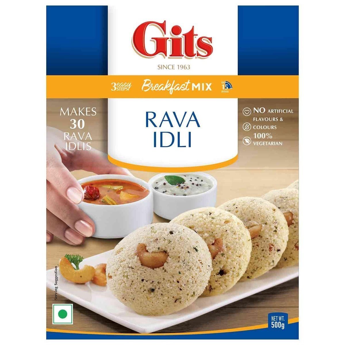 Img_1601.Jpeg GITS Rava Idli Mix 500G - Image 1