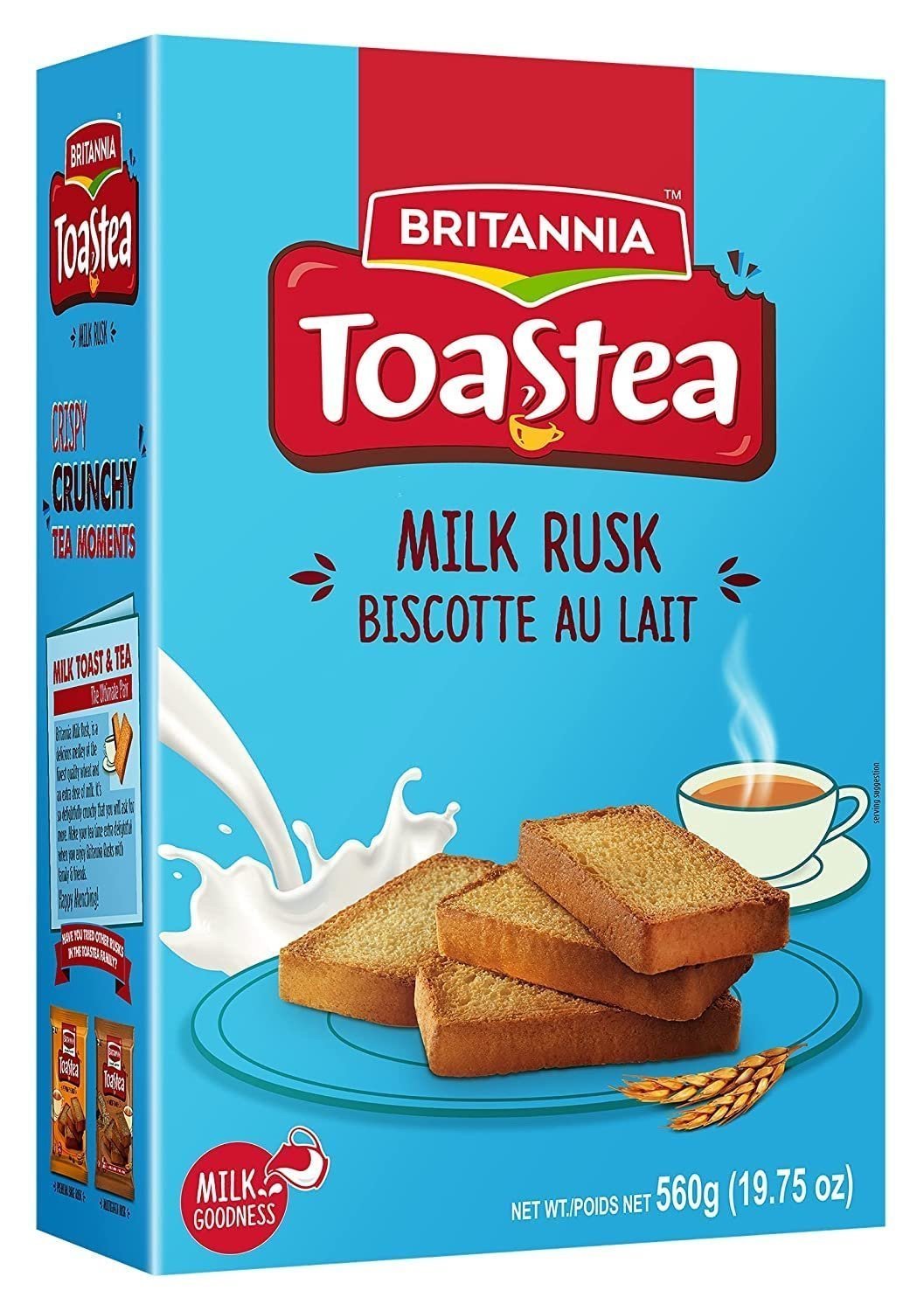 Img_1690.Jpeg BRITANNIA Toastea ( Milk Rusk ) 560G - Image 1