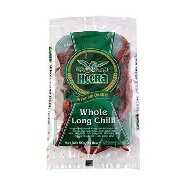 HEERA Long Chillies Whole (Dry) 50G