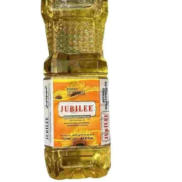 JUBILEE REFINED SUNFLOWER OIL 1LTR