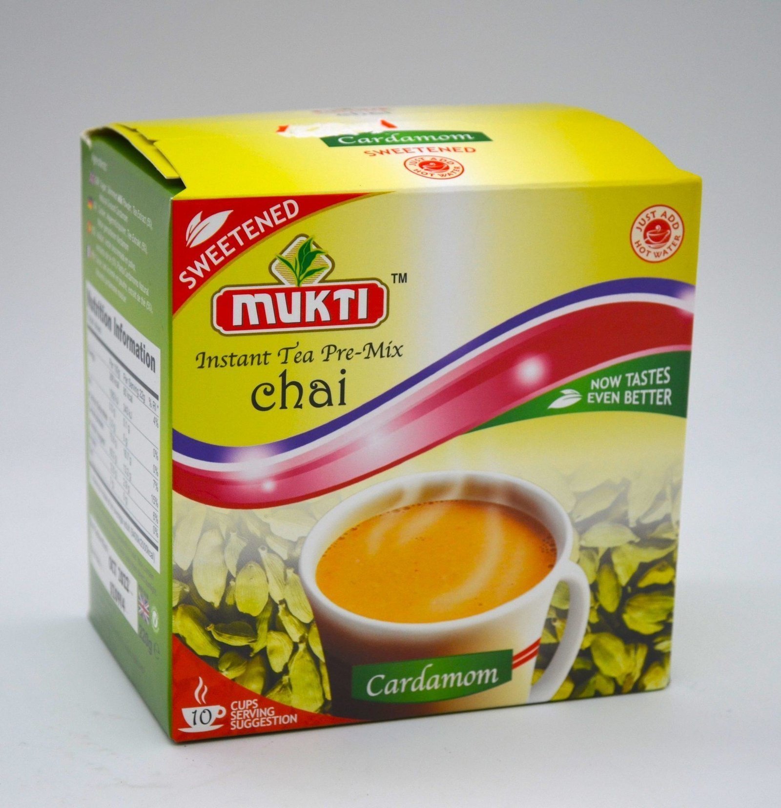 Img_2195.Jpeg MUKTI INSTANT TEA PRE-MIX SWEETENED CHAI (CARDAMOM) 220G - Image 1