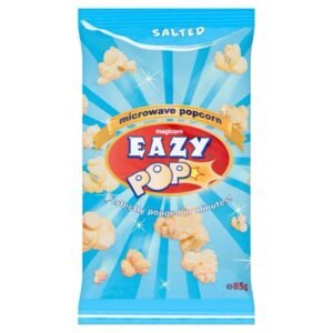 EASY POP SALTED MICROWAVE POPCORN 85G