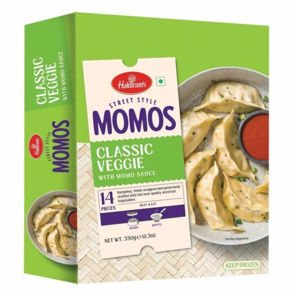 HALDIRAM’S STREET STYLE MOMOS(CLASSIC VEGGIE) 350G