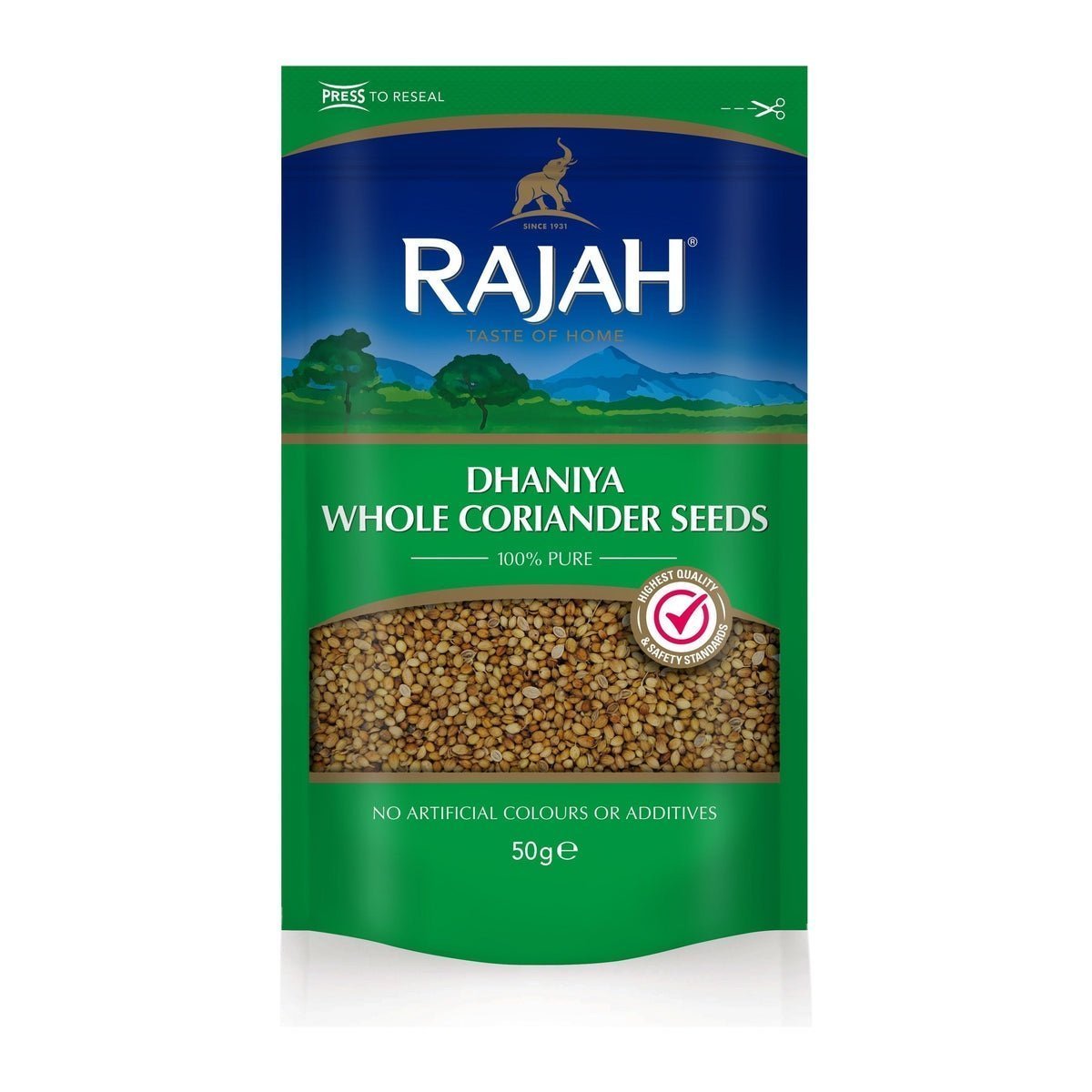 Img_2563.Jpeg RAJAH DHANIYA (WHOLE CORIANDER SEEDS) 50G - Image 1