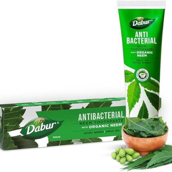 DABUR ANTI BACTERIAL NEEM TOOTHPASTE 100ML