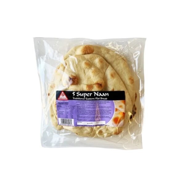 SOUNAS SUPER NAAN FLAT BREADS(5 PIECES) 450G