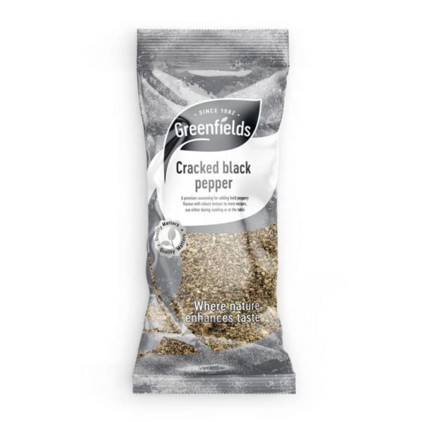 GREENFIELDS CRACKED BLACK PEPPER 75G