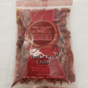 HEERA WHOLE BIRD EYE CHILLI 50G