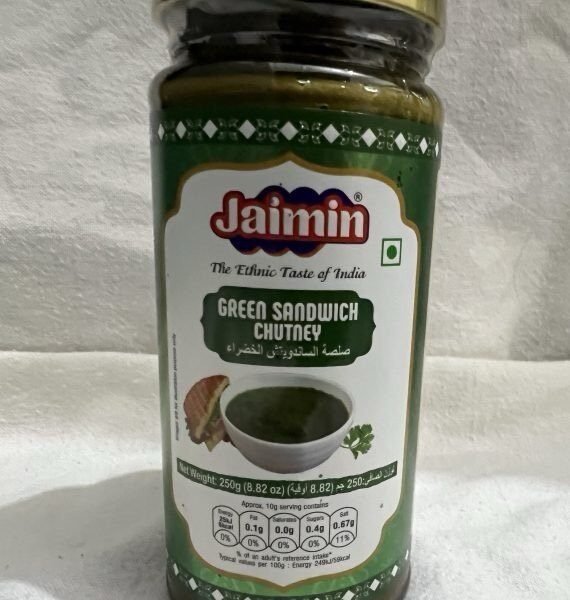 JAIMIN GREEN SANDWICH CHUTNEY 250G