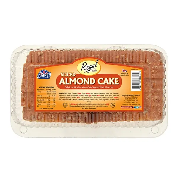 Img_3571.Webp REGAL SLICED ALMOND CAKE 450G - Image 1