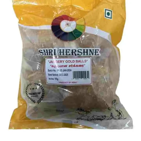 SHRI HERSENE JAGGERY GOLD BALLS 1KG