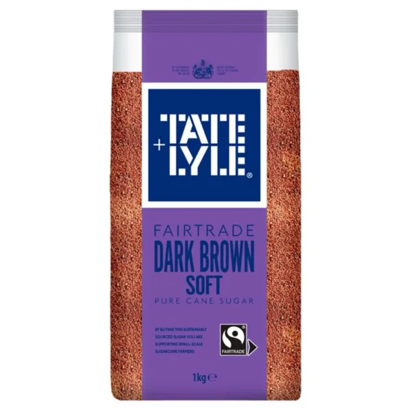 TATE LYLE DARK BROWN SOFT SUGAR 1KG