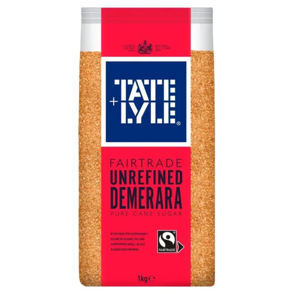 TATE LYLE UNREFINED DEMERARA SUGAR 1KG