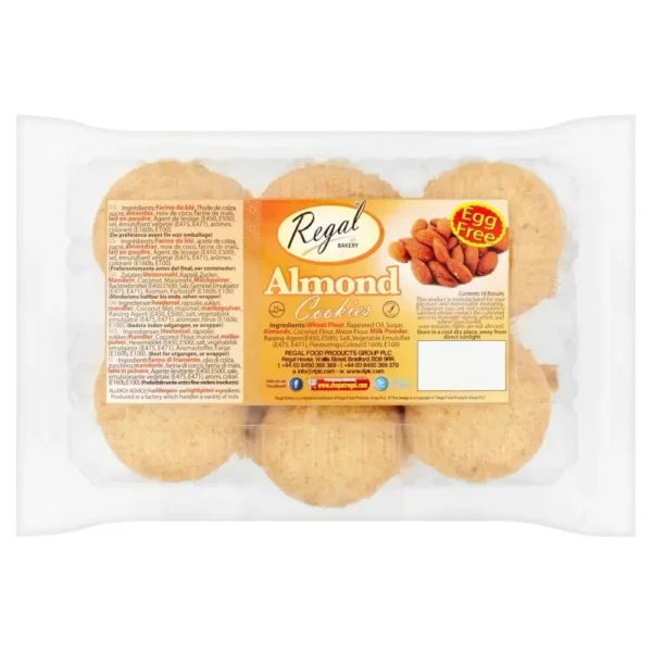 REGAL ALMOND COOKIES 18 PIECES