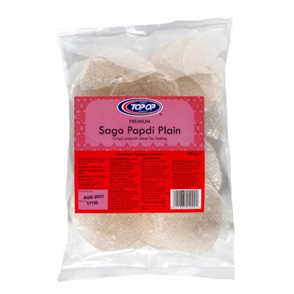 TOPOP SAGO PAPDI PLAIN 200GM