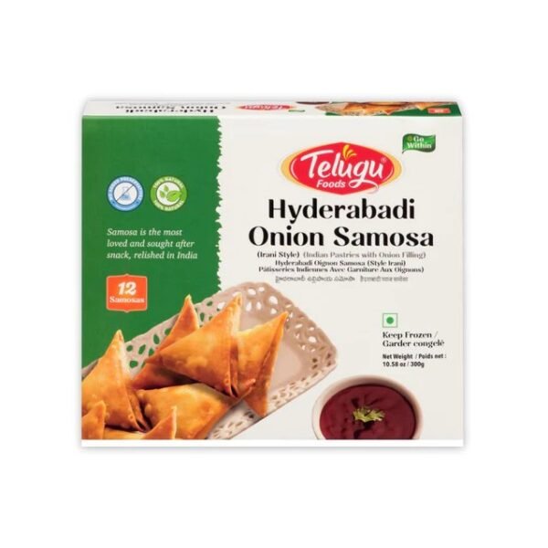 TELUGU FOODS HYDERABADI ONION SAMOSA 125G