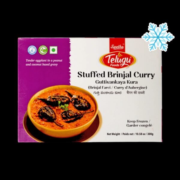 TELUGU FOODS STUFFED BRINJAL CURRY 300G