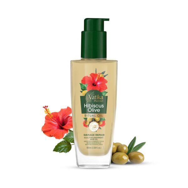 Vatika Hibiscus Olive Ritual Hair Oil 100ML