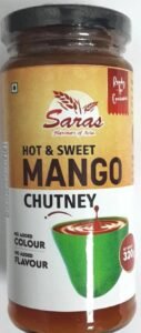 SARAS HOT&SWEET MANGO CHUTNEY 320G
