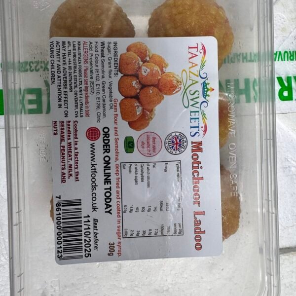 TAAZA Sweets Motichoor Ladoo 300G