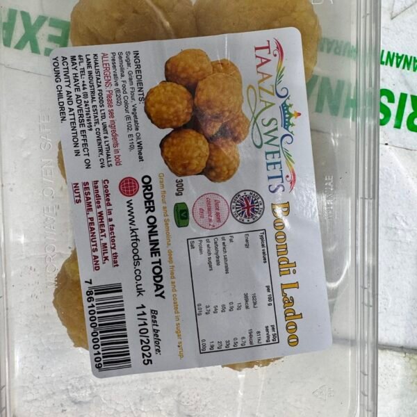 TAAZA Sweets Boondi Ladoo 300G