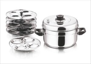 Vinod Stainless Steel Idli Cooker – 6 Tier Stand