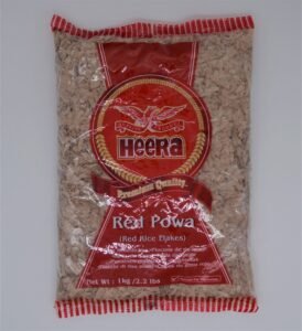 HEERA RED POWA(RED RICE FLAKES) 1KG