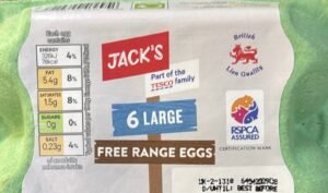 Jack’s 6 Large Free Range Eggs