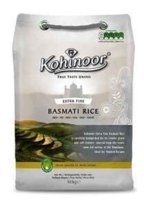 KOHINOOR Extra Fine Basmati (Silver) 10KG