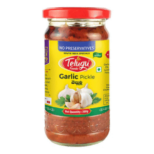 TELUGU Foods Garlic Pickle 300G