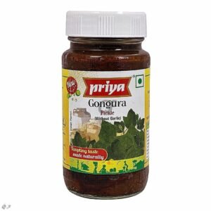 PRIYA Gongura Pickle (Without Garlic) 300G