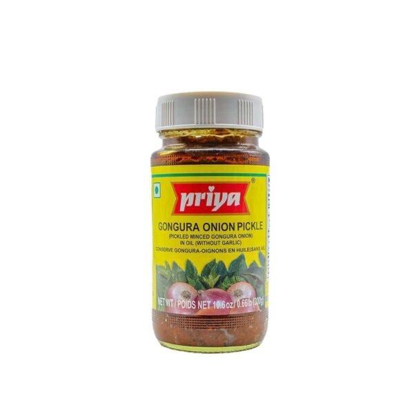 PRIYA Gongura Onion Pickle (Without Garlic) 300G