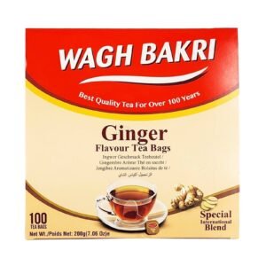 WAGH BAKRI GINGER FLAVOUR TEA BAGS 200G