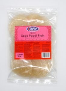 TOPOP SAGO PAPDI PLAIN(UNCOOKED TAPIOCA CRACKERS) 200G