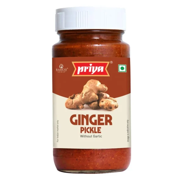 PRIYA Ginger Pickle (Without Garlic) 300G