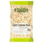 FUDCO SPLIT CASHEWS 250G