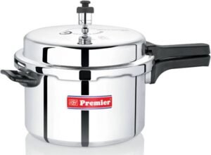 Premier Stainless Steel Pressure Cooker 5L(Induction and LPG)