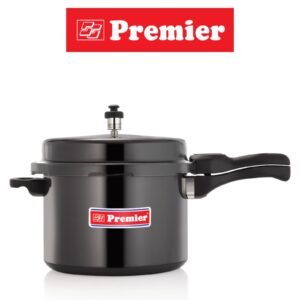 Premier Hard Anodised Black Pressure Cooker 3L (Induction and LPG)